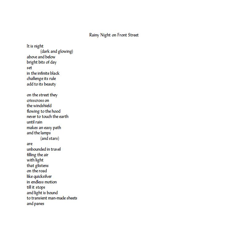 (015) Rainy Night on Front Street